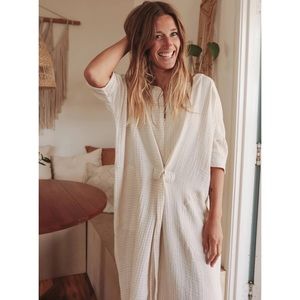Elegant Cream Maxi Dress